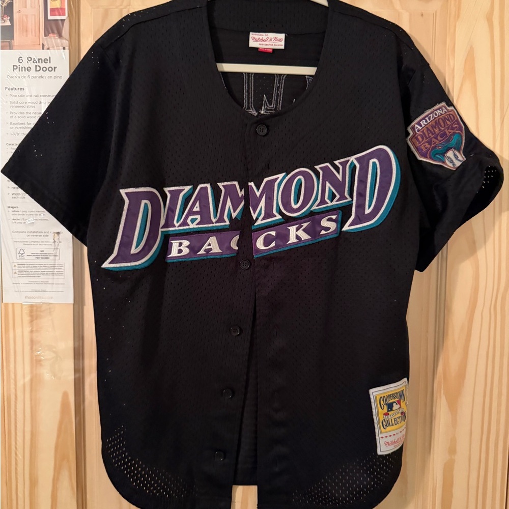 Mitchell & Ness Black Diamondbacks Jersey